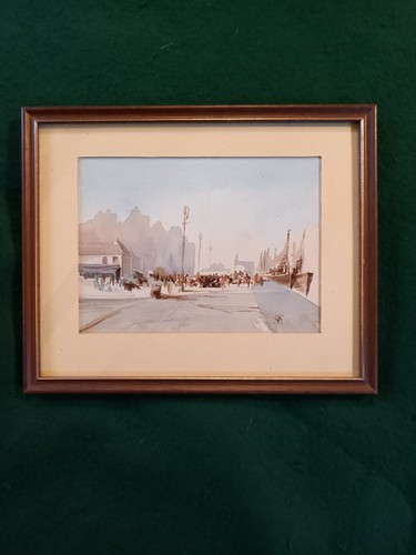 Framed watercolour a - framed,