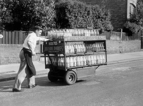 Milkman operating hand - milkman,