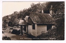 BRISTOL POSTCARD - The Old Thatched Cottage Frenchay Bristol R/P Postcard