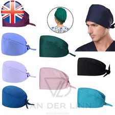 VDL Cotton Head Cover Surgical Scrub Hat Doctor Nurse Caps Operating Room Hat