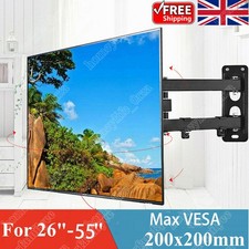 TV Wall Bracket Mount Tilt Swivel Fit Samsung LG Toshiba 14 22 26 32 40 43 Inch