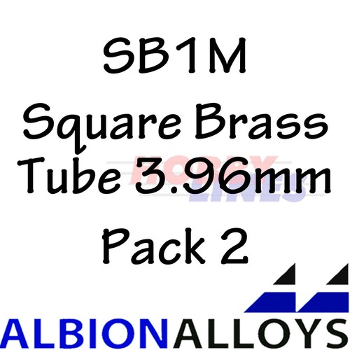 Square brass tube albion - square,