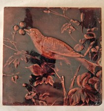 Antique Majolica bird design