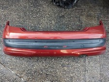 06-12 PEUGEOT 207cc CONVERTIBLE REAR BACK BUMPER & PCD SENSORS ASMARA RED KHSD