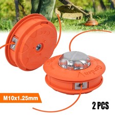2 Universal Petrol Trimmer Head Replacement Strimmer Bump Feed Line Spool Cutter