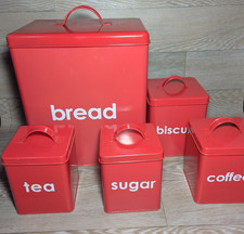 Metal Kitchen 5pc Containers
