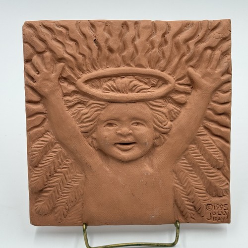 Terracotta angel halo wall - terracotta,