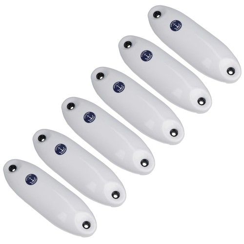 Boat fender white - white, anchor