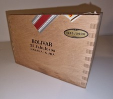 Limited Edition Bolivar Fabulosos Cigar Box 2009 Empty 1936/2600