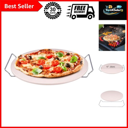 Pizza stone with - pizza, chrome