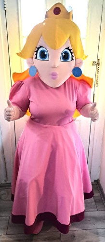 Princess peach mascot costume - princess,