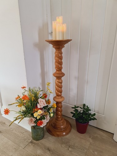 Vintage bali twist pot - twist, stand