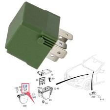 12v starter relay for - 12v, mercedes