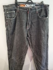 AKADEMIKS Y2K Baggy Jeans Mens Label Size 48/34