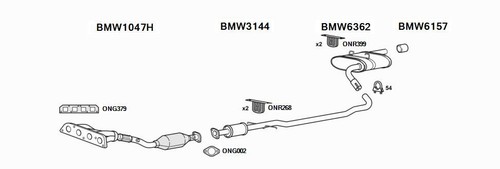 Exhaust system for mini - exhaust,
