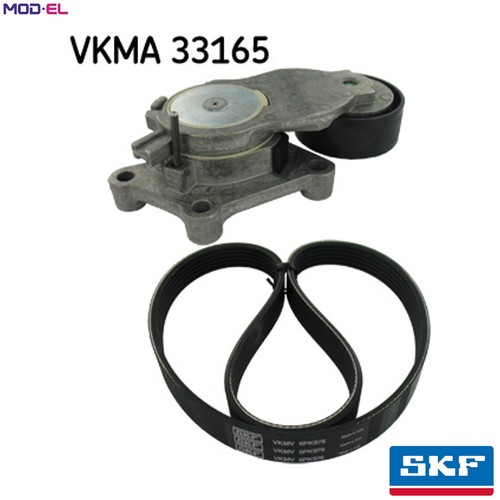 Vribbed belt set - vribbed, vkma