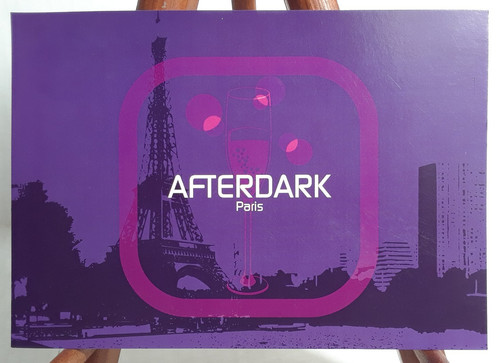 Postcard after dark paris - postcard,