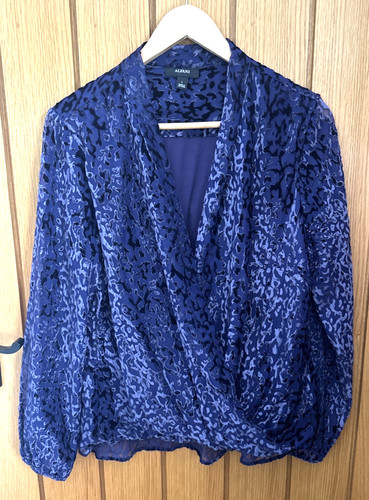 Alfani purple velvet burnout - purple,
