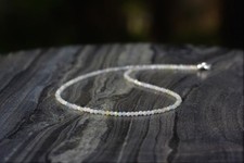 Dainty 2-3MM Blue Aquamarine