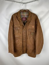 Mulberry Gore-tex brown multipocket jacket hunter leather