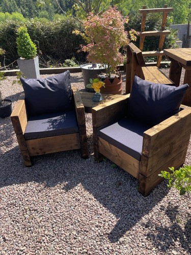 Garden love seat - garden, companion