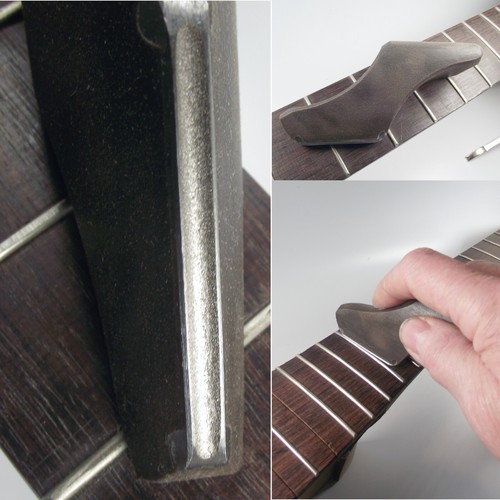Guitar fret crowning - fret,
