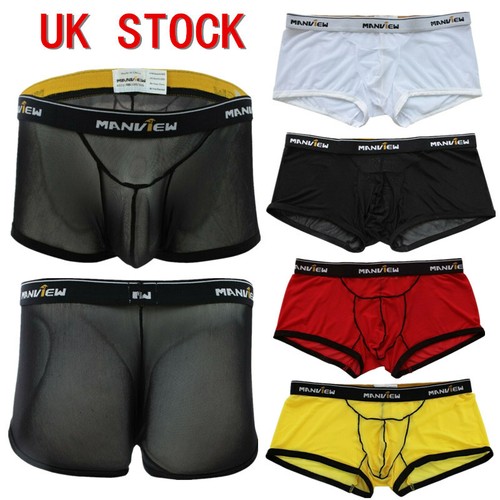 Mens mesh sheer - mens, boxer