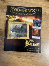 LORD OF THE RINGS COLLECTOR'S MODELS EAGLEMOSS 113 THE BALROG FIGURE