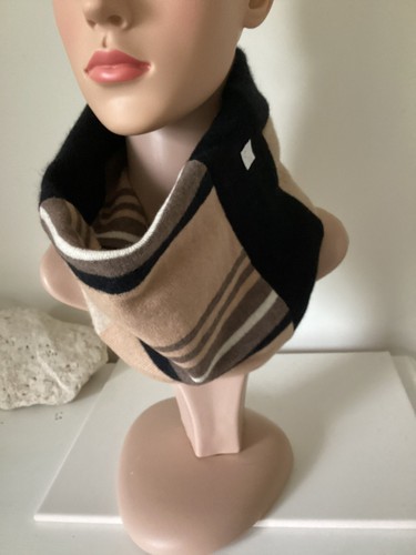 100 cashmere redbone snood - redbone,