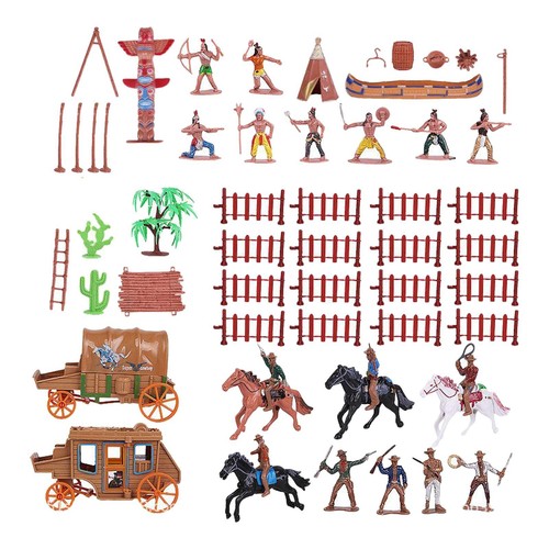 43pcs set west - west, cowboys