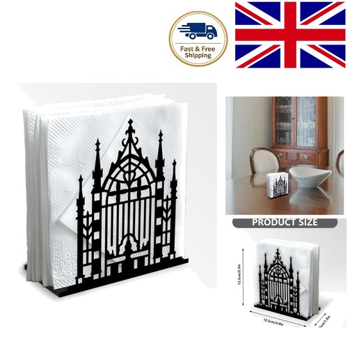 Gothic gate black - metal, napkin