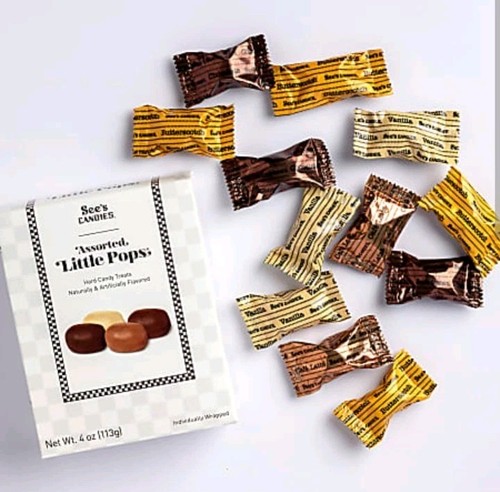 See candies little pops - see's,