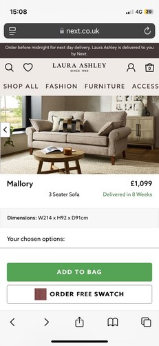 Laura ashley mallory seater - laura, 3