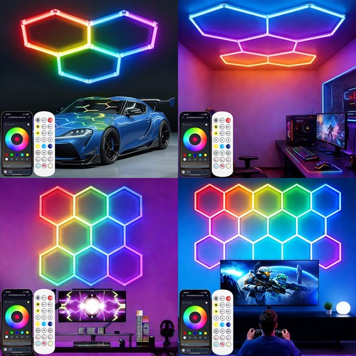 Hexagon rgb led - 3-14,