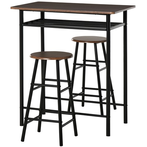 Homcom piece dining set - 3-piece,