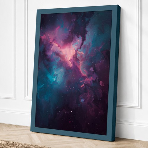 Cosmic nebula modern - cosmic, canvas