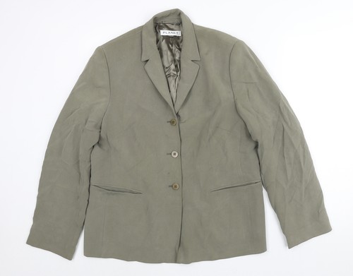 Planet womens grey silk jacket - womens,