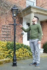 Victorian Lamp Post - Black