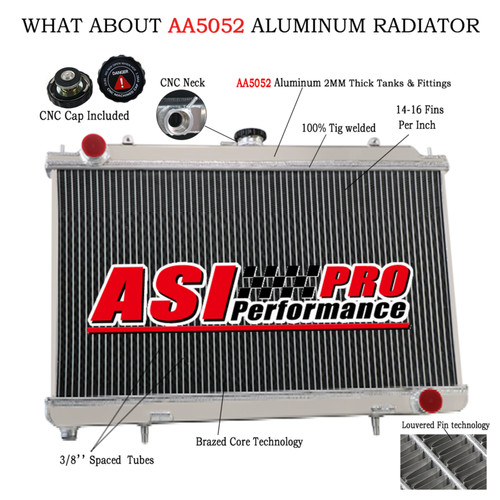 Row aluminium radiator - row,