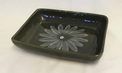 Vintage lotus pottery - pottery, dish