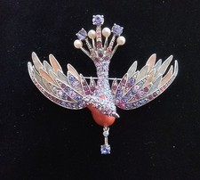 JOAN RIVERS Swan Brooch