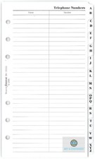 Filofax Personal size A-Z