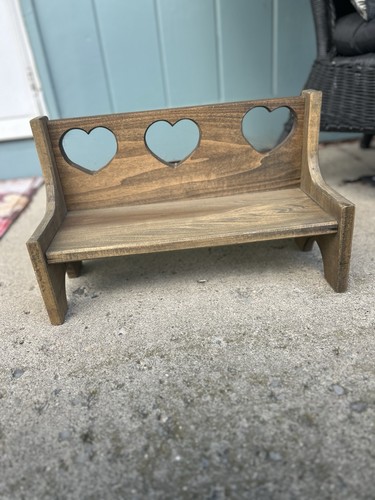 Vintage wooden heart cutout - wooden,