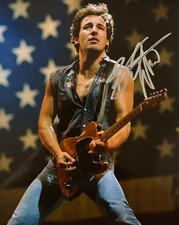 Bruce springsteen signed 8x10 - bruce,
