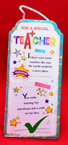 Teacher ceramic colourful - teacher,