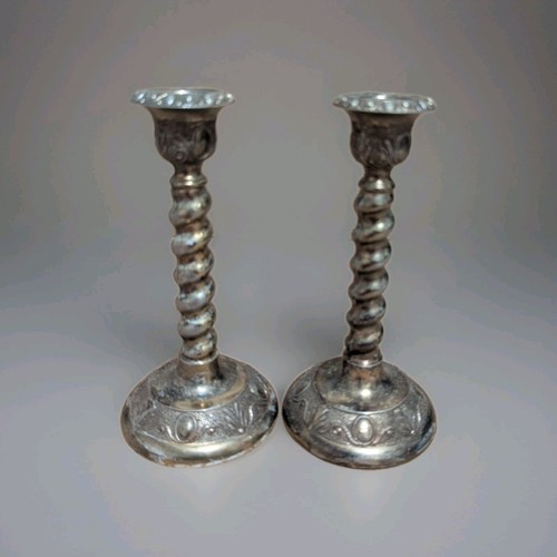 Pair small candlestick - of,