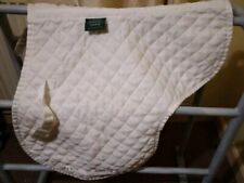 Wessex By Shires Cob / Full White Numnah Thin Padded Ideal For Dressage & Shows 