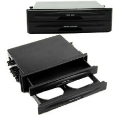 Universal Car Dash Single/Double Din Radio Pocket Kit m Cup Holder Storage Box
