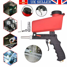 Air Sandblasting Gun Hand Held Sand Blaster Portable Shot Media Blasting 1/4" UK