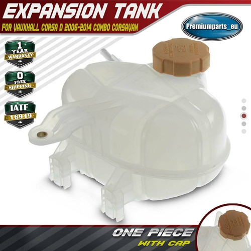 Coolant expansion tank - w/, cap